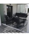 Pergola / Veranda Annie Blanc 3x3m- en verre et en aluminium