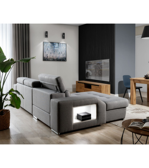 Sofá rinconera convertible TULON 275 x 173 cm