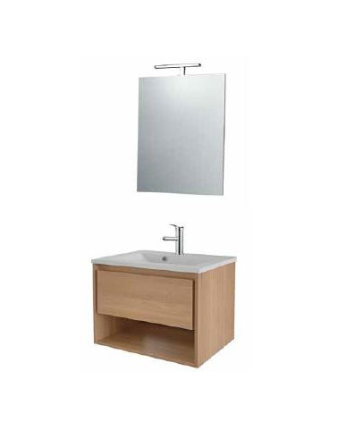 Set da bagno MARRONE 80x48x46 cm