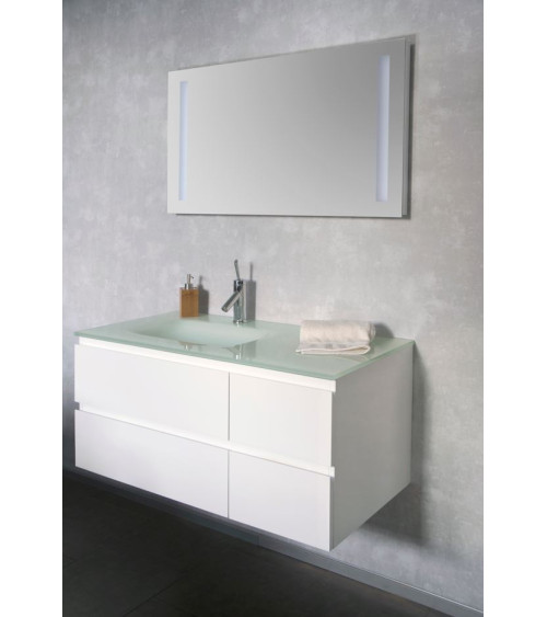 CUBE wit badkamerset 100cm