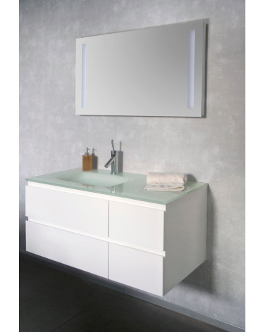 CUBE wit badkamerset 100cm