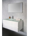 Conjunto de baño CUBE blanco 100 x 48 x 46 cm