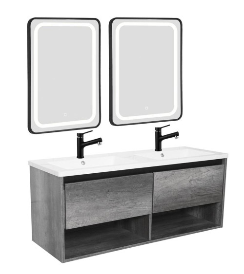 Set doppio lavabo SOHO 120x 48x 46cm