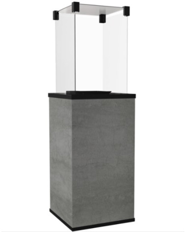 Caminetto a bioetanolo DELTA ad angolo con lato sinistro 120 cm