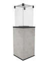 Estufa de Gas Exterior Patio Mini acero control manual 8,2 kW - GRIS