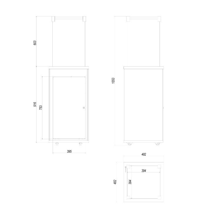 CHAUFFAGE EXTÉRIEUR GAZ PATIO MINI DE VERRE NOIR MATELASSÉ CONTRÔLE AUTOMATIQUE 8,2 KW