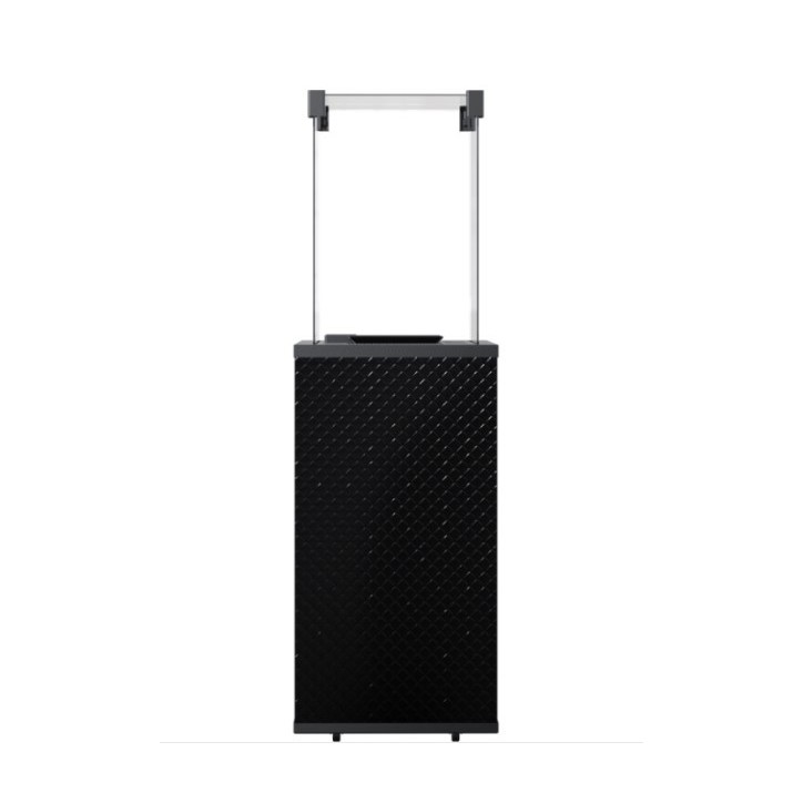CHAUFFAGE EXTÉRIEUR GAZ PATIO MINI DE VERRE NOIR MATELASSÉ CONTRÔLE AUTOMATIQUE 8,2 KW
