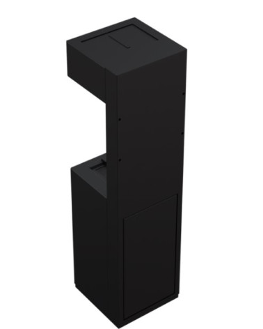 copy of bio-ethanol haard DELTA hoek links 120 cm