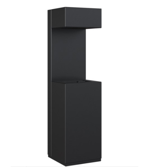 Chimenea de bioetanol DELTA esquina izquierda 120 cm