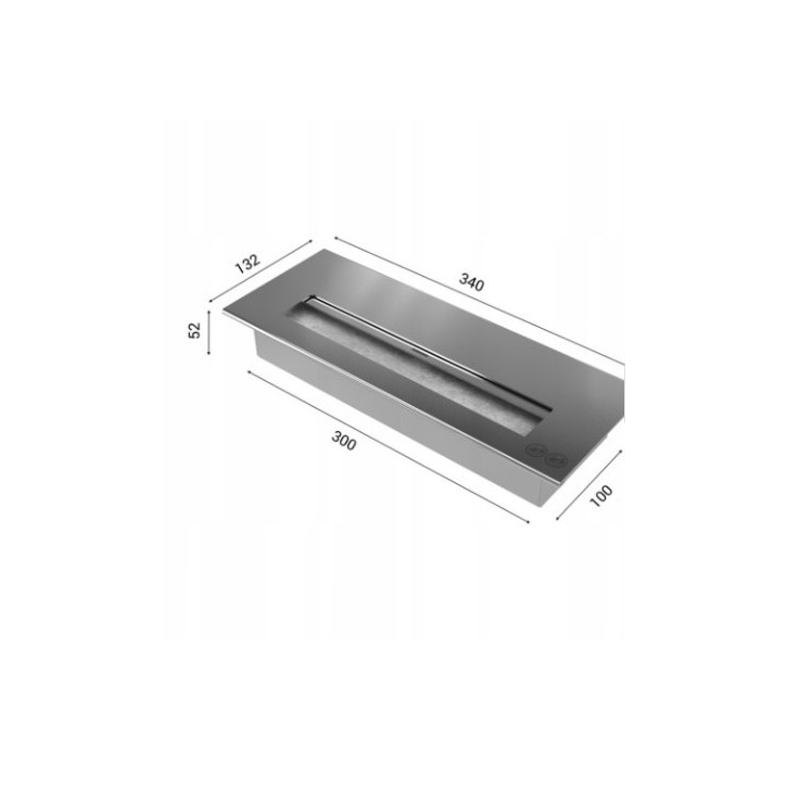 Estufa Bioetanol Exterior Portátil independiente ROMEO TÜV negro