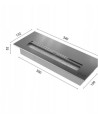Estufa Bioetanol Exterior Portátil independiente ROMEO TÜV negro