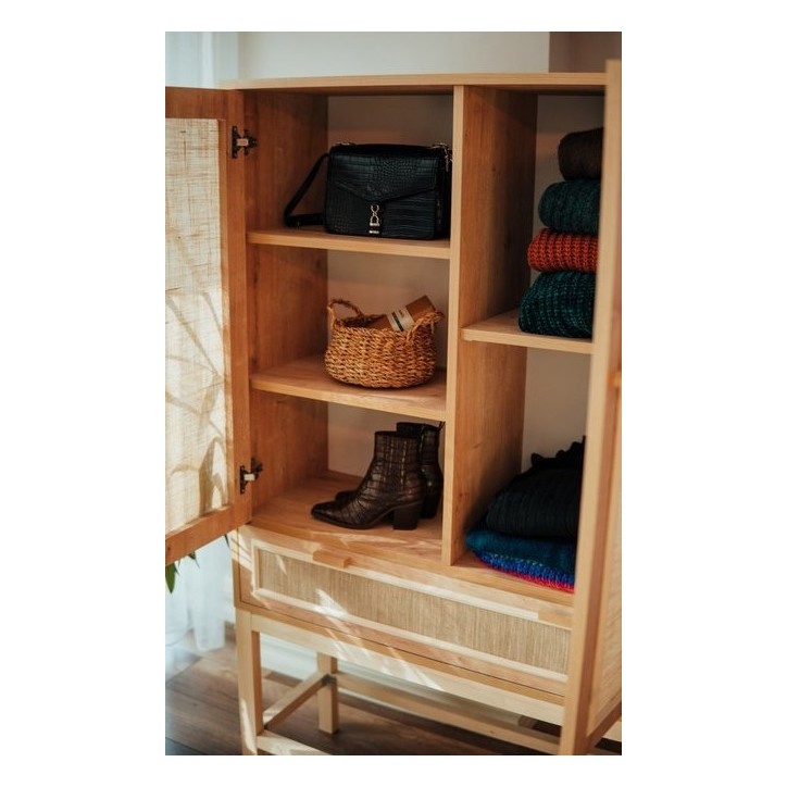 Armoire de rangement polyvalente MINIME 100 cm bois