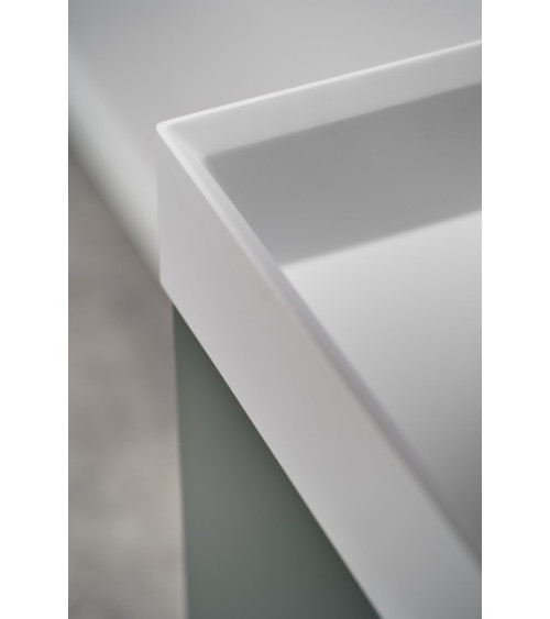 UNIQ mobile bagno + specchio + lavabo 49 x 34,5 x 63 cm in vari colori