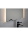 copy of Ensemble salle de bain, meuble+colonne+miroir+vasque STEEL noir frêne, en plusieurs dimensions