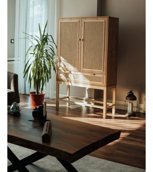 Armoire de rangement polyvalente MINIME 100 cm bois
