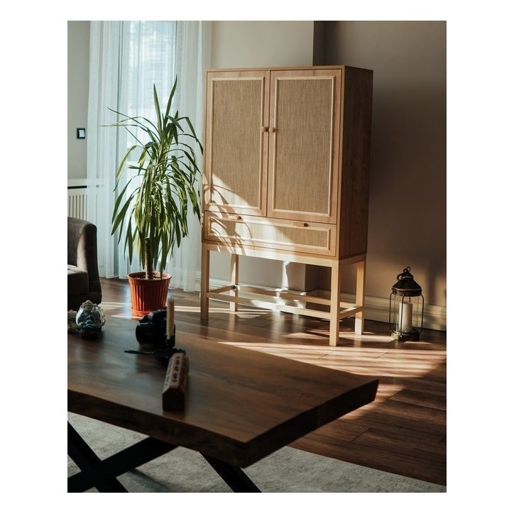 Armoire de rangement polyvalente MINIME 100 cm bois