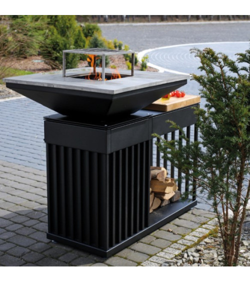 Bioetanolitakka DELTA vasen kulma 120 cm