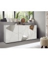 Buffet VITTORIA blanc laqué 181 cm
