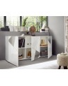 Buffet VITTORIA blanc laqué 181 cm