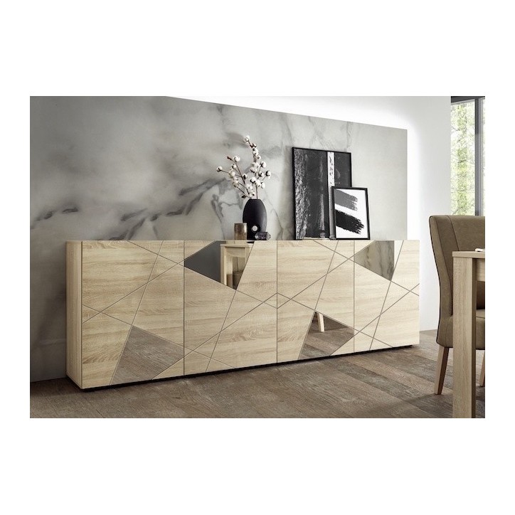 Buffet VITTORIA chêne Sonoma 241 cm