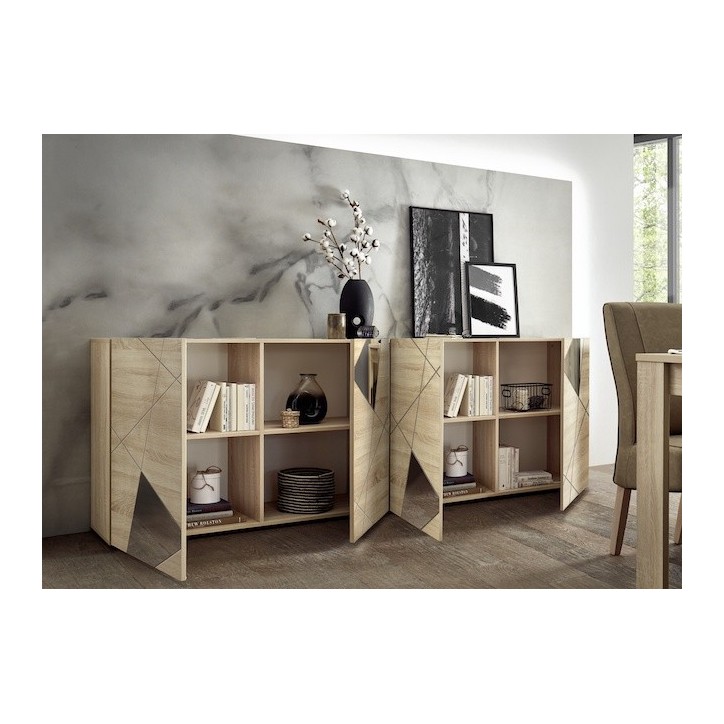 Buffet VITTORIA chêne Sonoma 241 cm