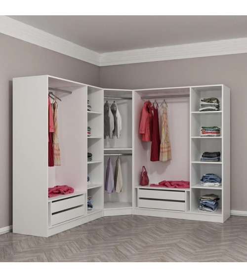 Canapé d'angle convertible ZADEN 218x130 cm en plusieurs couleurs
