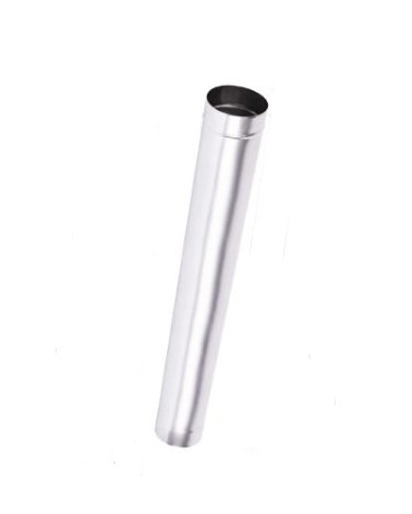 TUBE DROIT SIMPLE PAROI INOX 1 ML EP. 0.6MM Ø 100/120/130/150/160/180/200 mm