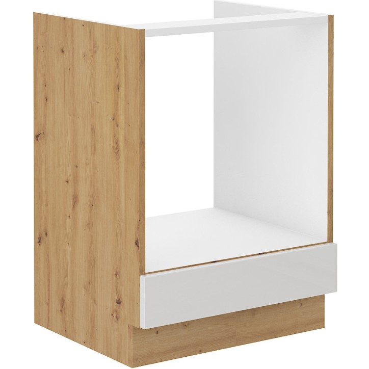 Set cucina ARTISAN bianco lucido/rovere 250 cm