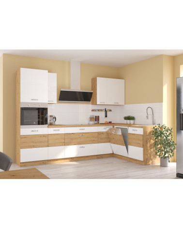 Ensemble Cuisine NINA PREMIUM LINE vert 300 cm