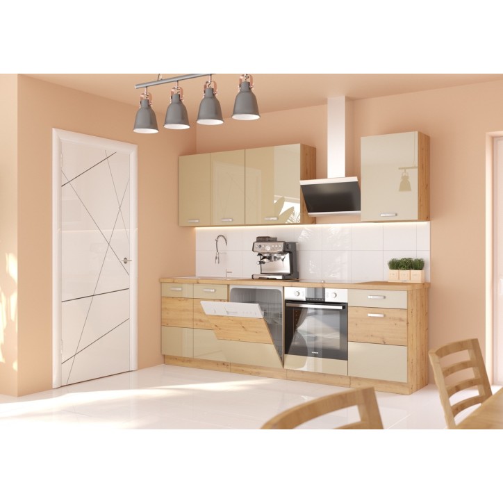 copy of Ensemble Cuisine NINA PREMIUM LINE vert 300 cm