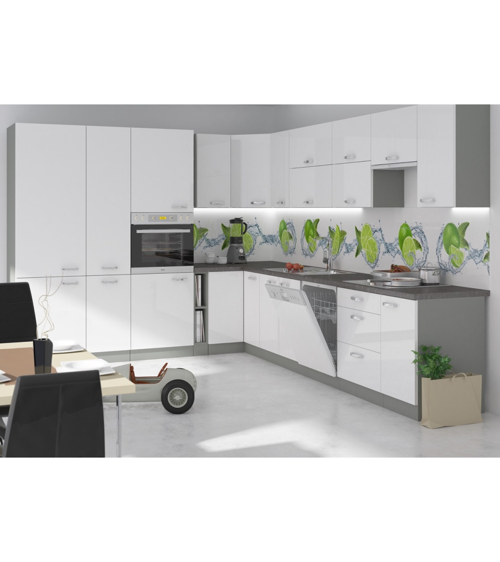 Ensemble Cuisine NINA PREMIUM LINE vert 300 cm