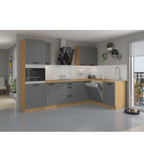 Ensemble Cuisine NINA PREMIUM LINE vert 300 cm