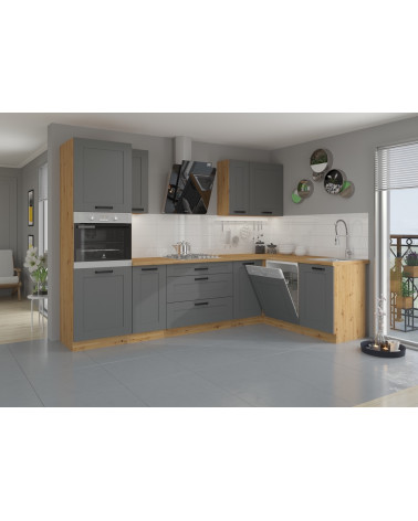 Ensemble Cuisine NINA PREMIUM LINE vert 300 cm