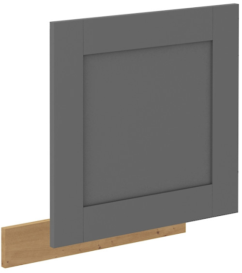 Conjunto muebles de cocina de esquina LUNA gris polvo/roble artisan 285x170 cm