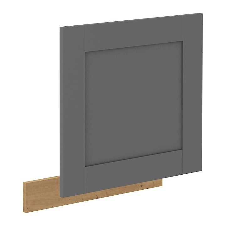 Conjunto muebles de cocina de esquina LUNA gris /roble 285x170 cm