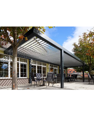 Pergola collection Hector 7x3m en aluminium premium