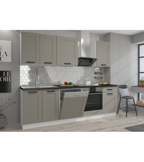Ensemble Cuisine NINA PREMIUM LINE vert 300 cm