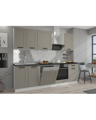 Ensemble Cuisine NINA PREMIUM LINE vert 300 cm
