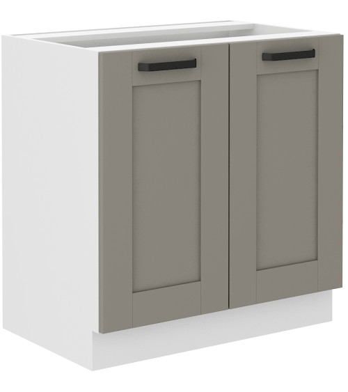 Set mobili da cucina LUNA 250 cm grigio e bianco