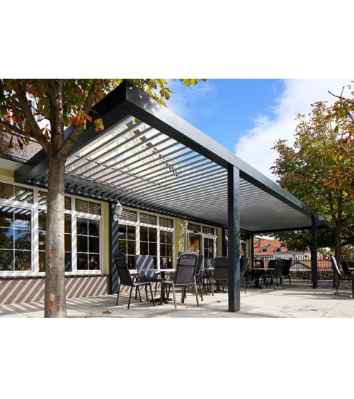 Pergola collection Hector 7x3m en aluminium premium