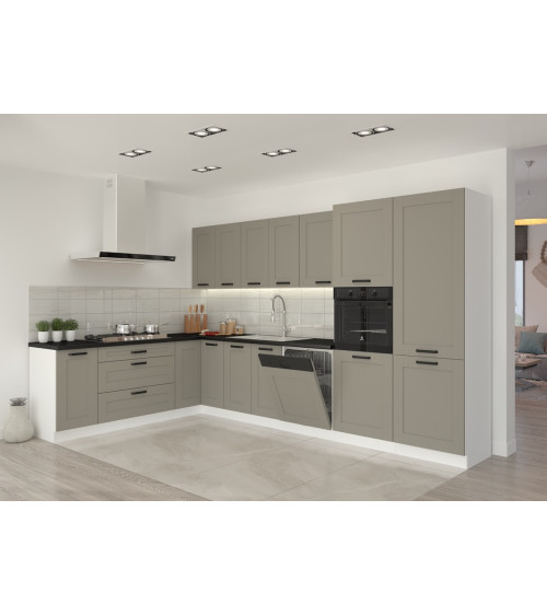 Ensemble Cuisine NINA PREMIUM LINE vert 300 cm