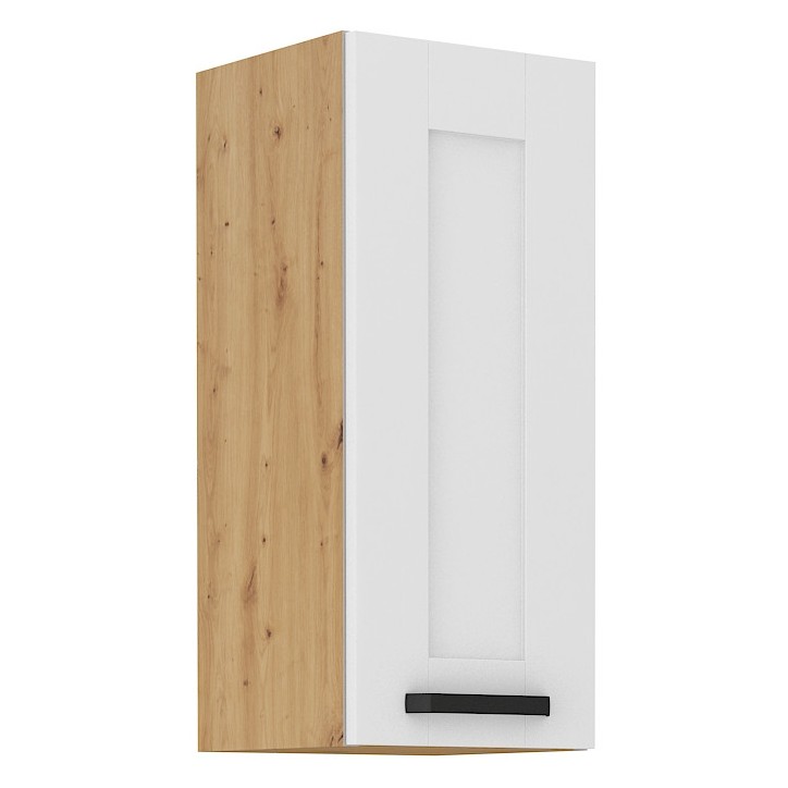 Conjunto muebles de cocina de esquina LUNA blanco/roble artisan 285x170 cm