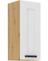 Conjunto muebles de cocina de esquina LUNA blanco/roble artisan 285x170 cm