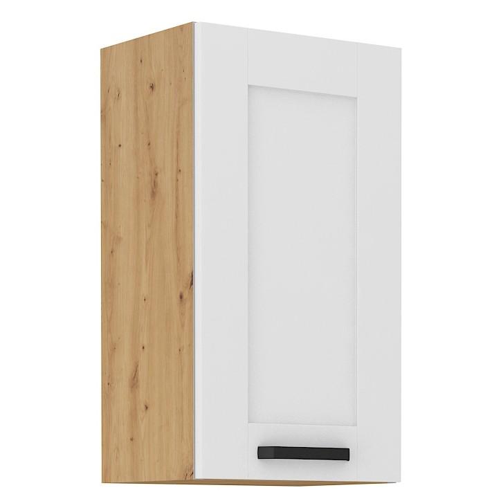 Conjunto de cozinha artesanal LUNA branco/carvalho 285x170 cmE em Itália
