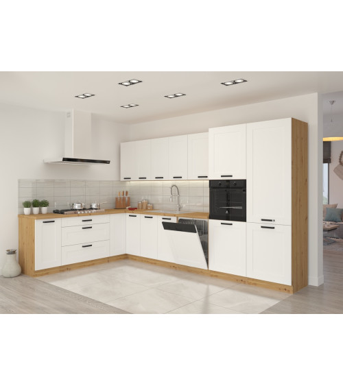 Ensemble Cuisine NINA PREMIUM LINE vert 300 cm