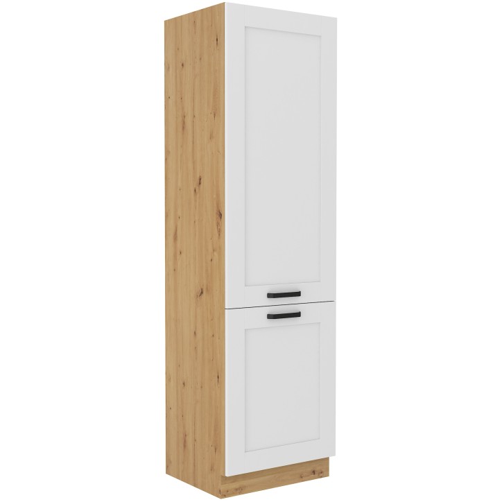 Móveis de cozinha de canto LUNA 210x350cm branco e carvalho Móveis de cozinha de canto LUNA 210x350cm branco e carvalho