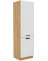 Muebles de cocina de esquina LUNA blanco/roble 210x350 cm