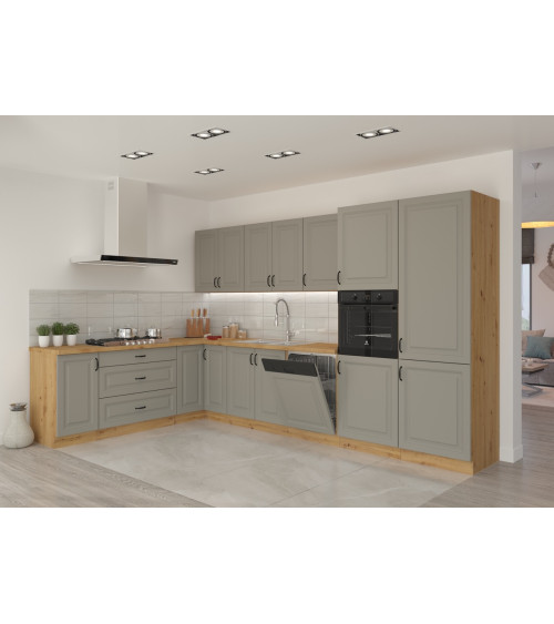 Ensemble Cuisine NINA PREMIUM LINE vert 300 cm