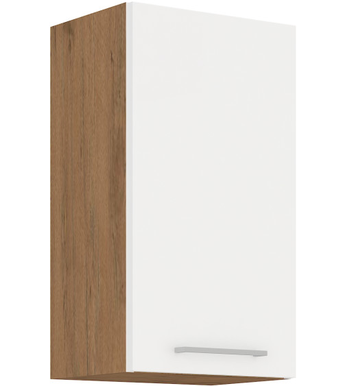 Conjunto muebles de cocina VIGO roble Lancelot/blanco brillante 240 cm