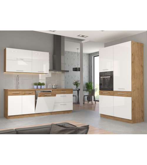 Ensemble Cuisine NINA PREMIUM LINE vert 300 cm